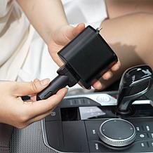 Letscom 4-in-1 Multi-Device Car Charger 2-pack
