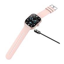 Letsfit E46 Rose Bezel Smart Watch with Extra Band