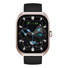 LetsFit E46 Smart Watch with Band and Charger Set of 2 - Rose Gold