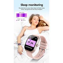 LetsFit E46 Smart Watch with Band and Charger Set of 2 - Silver