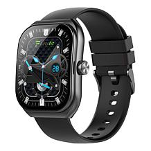 LetsFit E46 Smart Watch with Band and Charger Set of 2 - Black