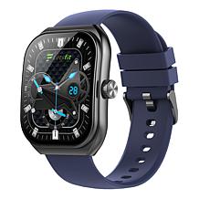 LetsFit E46 Smart Watch with Band and Charger Set of 2 - Black