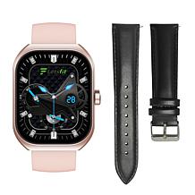 LetsFit E46 Smart Watch with Band and Charger Set of 2 - Rose Gold