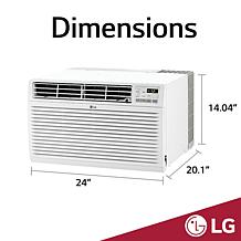 LG 11,500 BTU Dehumidifying Through-the-Wall 230V AC