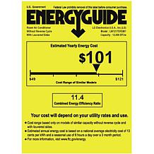 LG 12,000 BTU 115V Window-Mounted Air Conditioner with Wi-Fi Control