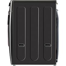 LG 4.5-Cu. Ft. Front Load Washer with Steam Technology - Black Steel