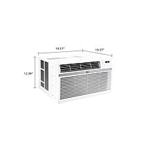 LG 8,000 BTU 115V Window-Mounted Air Conditioner with Remote Control