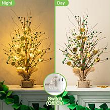Lighted St.Patrick's Gold Coin Table Tree