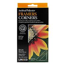Lineco Infinity Mylar Framers Corners 240-Pack