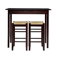 Linon Home Cassie 3-piece Tavern Set - Black
