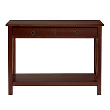 Linon Home Thomas Console Table - Antique Tobacco