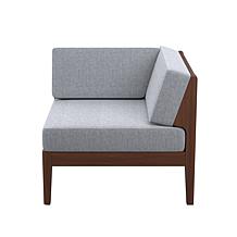 Linon Thea Outdoor Corner Chair with Cushions