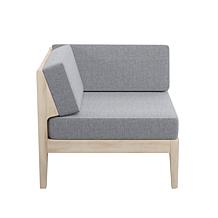 Linon Thea Outdoor Corner Chair with Cushions