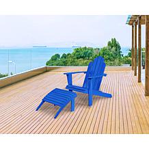 Linon Trent Outdoor Adirondack Arm Rest Chair