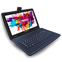 LINSAY 10.1" HD IPS 128GB Octa-Core Tablet w/Stylus
& Keyboard Case