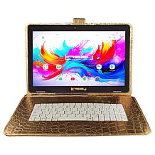 LINSAY 10.1 "IPS 256GB Octa-Core Tablet Bundle w/Stylus & Keyboard