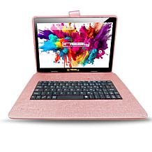 LINSAY 10.1" IPS 256GB Octa-Core Tablet w/Keyboard, Briefcase & Stylus