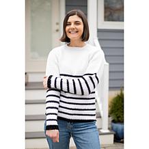 Lion Brand Yarn Schitt's Creek Bundle David Sweater Medium Crochet