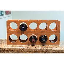Lipper 5-Bottle Bamboo Stacking Wine Rack