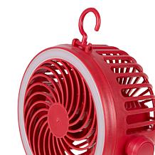 Living Glow 5" 3-in-1 Rechargeable Fan 2pk