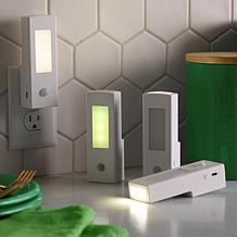 Living Glow 6-in-1 Color-Changing Light with USB Charger 4-pack