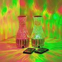 Living Glow Rechargeable Color Changing Starburst Touch Lamp 2pk