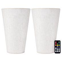 Living Glow Rechargeable Wall Sconce Light 2-pack