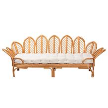 Loften Bohemian Rattan Daybed 89" W x 30.7" D x 34" H