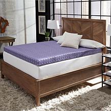 Loftworks 4" Memory Foam Mattress Topper w/ Medium Firm Support- Queen