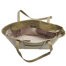 London Fog Faux Pebble Leather 3-Piece Tote Set