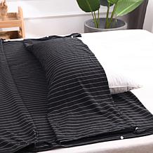 Lotus Home Travelux Packable Travel Sheet Set w/ Carry Bag -Queen