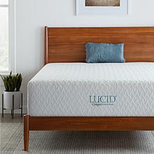LUCID Comfort 14" Plush Ventilated Gel Memory Foam Mattress - Queen