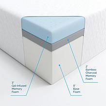 LUCID Comfort Collection 14" Gel Memory Foam Mattress - Twin XL