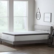 LUCID Comfort Collection 3" Bamboo Charcoal Memory Foam Topper