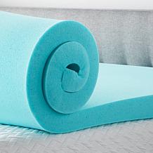 LUCID Comfort Collection 4" Gel Memory Foam Mattress Topper - Queen