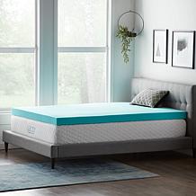 LUCID Comfort Collection 4" Gel Memory Foam Mattress Topper - Twin