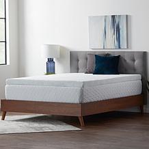 Lucid Comfort Collection 4" Gel Memory Foam Topper with Cover, Twin XL