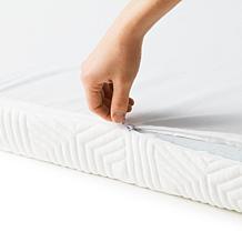 Lucid Comfort Collection 4" Gel Memory Foam Topper with Cover, King