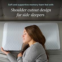 Lucid Comfort Collection Bamboo Gel Memory Foam Side Sleeper Pillow