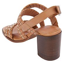 Lucky Brand Dabene Leather Block Heel Sandal