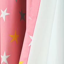 Lush Décor Blackout Window Curtain Panel 95x52 - Unicorn Rainbow Star