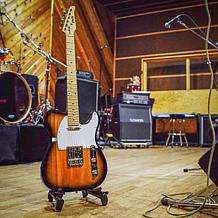 LyxPro 39" Telecaster Electric Guitar, Full-Size Paulownia Wood Body