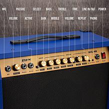LyxPro Electric Guitar Amplifier 40-Watt Guitar Amp w/Built-In Speaker