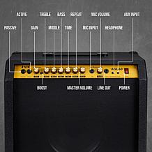 LyxPro Electric Guitar Amplifier 60-Watt Guitar Amp w/Built-In Speaker