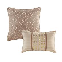 Madison Park Camelia 8-pc Embroidered Comforter Set, Natural - Queen