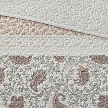 Madison Park Dawn 6-pc Percale Reversible Coverlet Set - K/Cal K