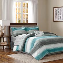 Madison Park Essentials Saben Complete Comforter and Cotton Sheet Set