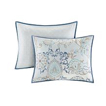 Madison Park Isla 8-Piece Reversible Comforter Set, Blue - King