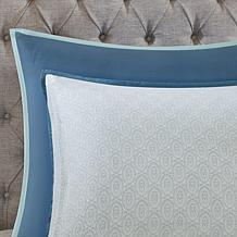 Madison Park Isla 8-Piece Reversible Comforter Set, Blue - Cal King