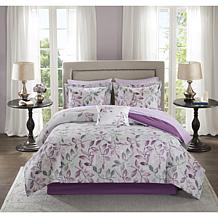 Madison Park - Lafael Complete Comforter and Cotton Sheet Set - Queen